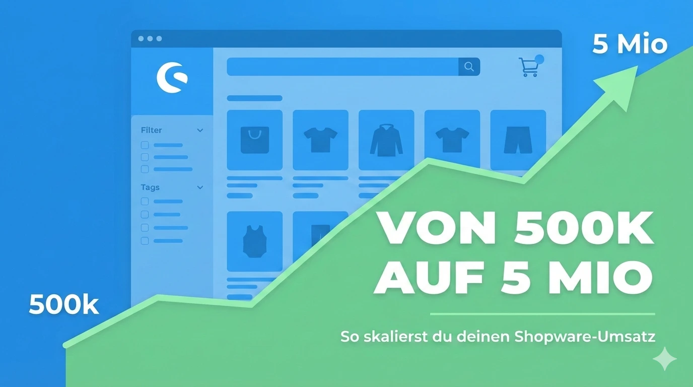 Von 500k auf 5 Mio: So skalierst du deinen Shopware-Umsatz
